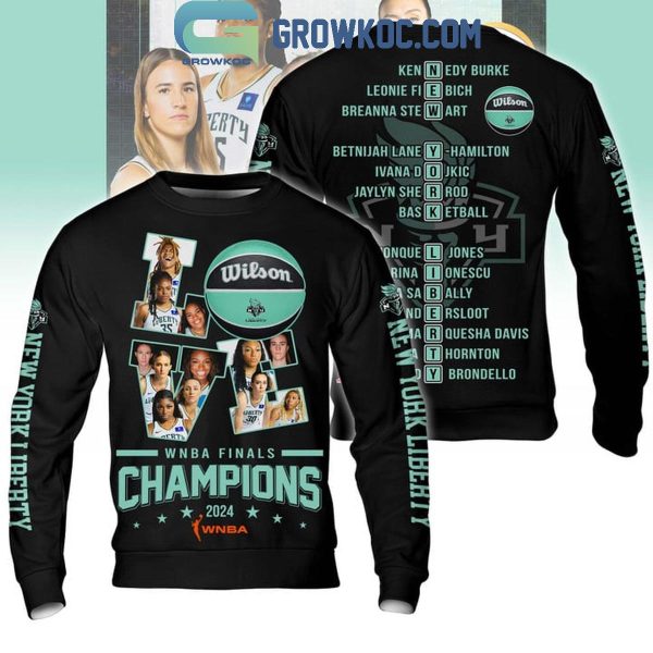 New York Liberty WNBA Finals Champions 2024 Love Basketball Hoodie T-Shirt