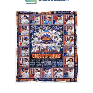 New York Mets 2024 Champions Fan Celebration And Proud Fleece Blanket Quilt