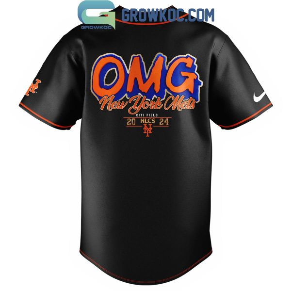 New York Mets 2024 NLCS Champions OMG Baseball Jersey