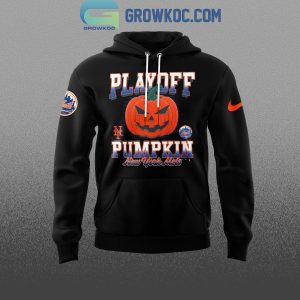 New York Mets 2024 Postseason Playoff Pumpkin Halloween Hoodie T-Shirt