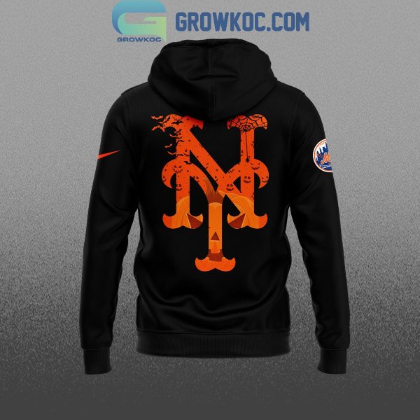 New York Mets 2024 Postseason Playoff Pumpkin Halloween Hoodie T-Shirt