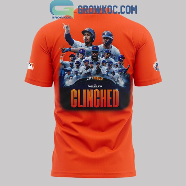 New York Mets Clinched October Ready Postseason 2024 Hoodie T-Shirt