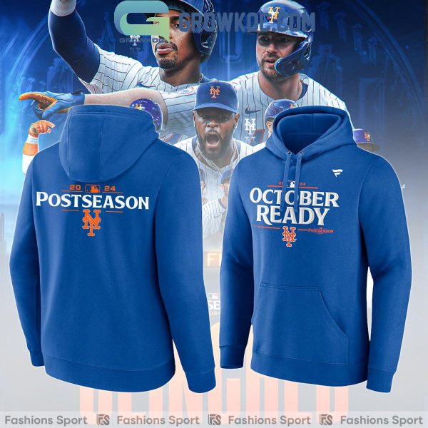 New York Mets Postseason October Ready 2024 Hoodie T-Shirt