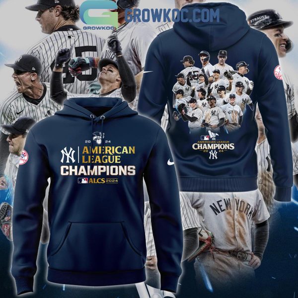 New York Yankees 2024 American League Champions ALCS Hoodie T-Shirt