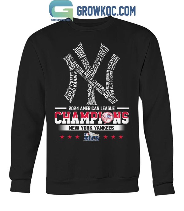 New York Yankees ALCS 2024 American League Champions NY T-Shirt