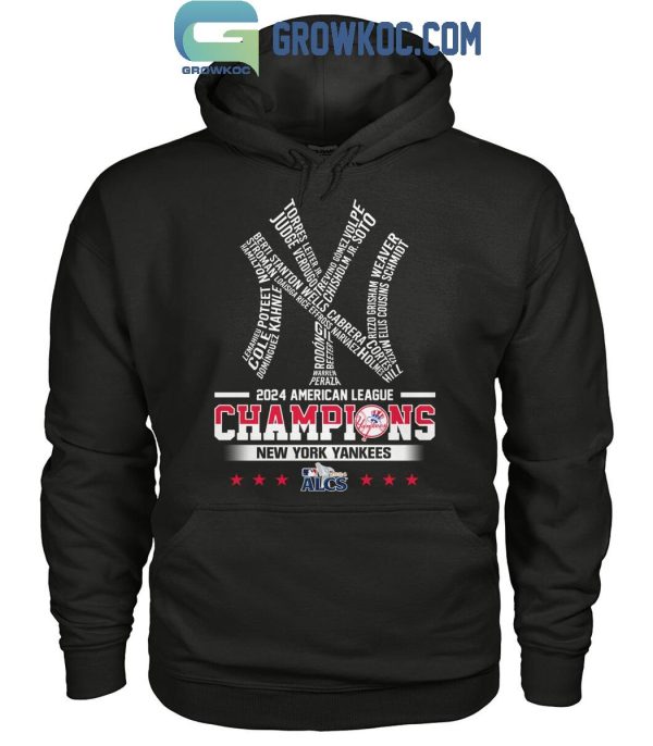 New York Yankees ALCS 2024 American League Champions NY T-Shirt