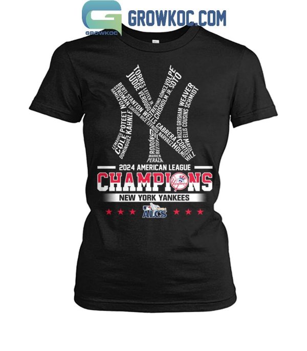 New York Yankees ALCS 2024 American League Champions NY T-Shirt