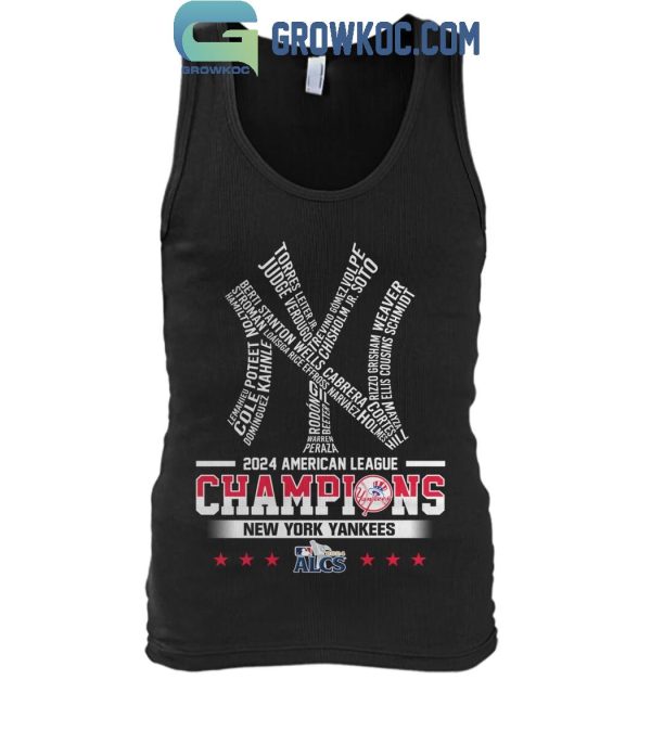 New York Yankees ALCS 2024 American League Champions NY T-Shirt