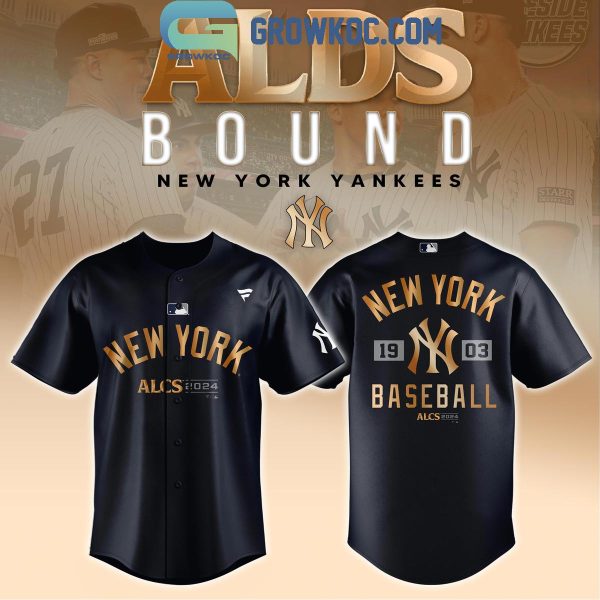 New York Yankees ALCS 2024 Champions Est. 1903 Baseball Jersey