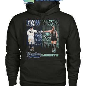 New York Yankees Aaron Judge New York Liberty Sabrina Ionescu T-Shirt