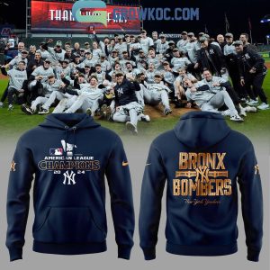 New York Yankees American League Champions 2024 Bronx Bombers Hoodie T-Shirt