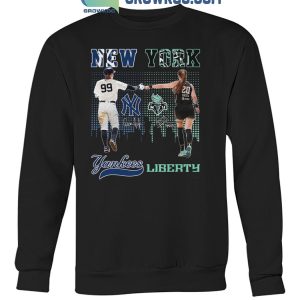 New York Yankees Judge No.99 New York Liberty Ionescu No.20 T-Shirt