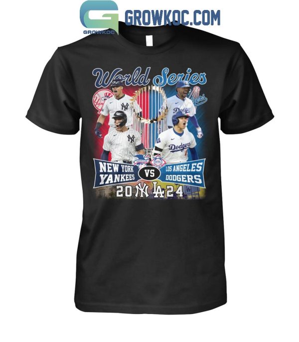 New York Yankees Los Angeles Dodgers World Series 2024 T-Shirt