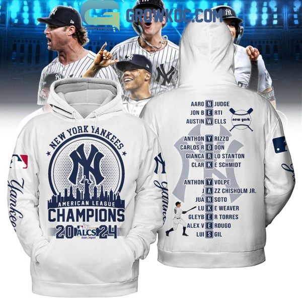 New York Yankees NY Skyline Champions Of American League 2024 Hoodie T-Shirt