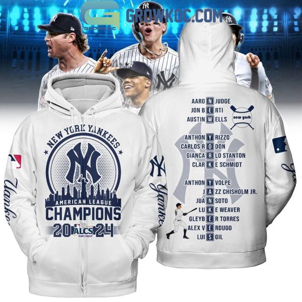 New York Yankees NY Skyline Champions Of American League 2024 Hoodie T-Shirt