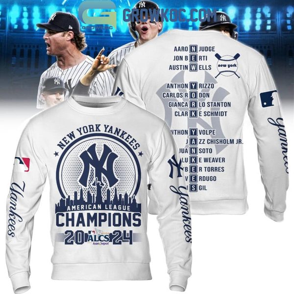 New York Yankees NY Skyline Champions Of American League 2024 Hoodie T-Shirt