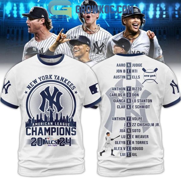 New York Yankees NY Skyline Champions Of American League 2024 Hoodie T-Shirt