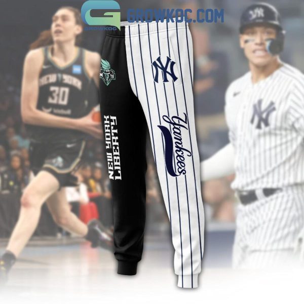 New York Yankees New York Liberty 2024 The Champions Hoodie Long Pants