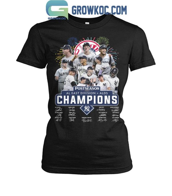 New York Yankees Postseason AL East Division Champions 2024 T-Shirt