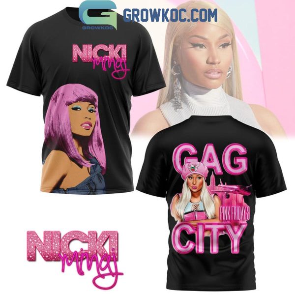 Nicki Minaj GAG City Pink Friday Star Hoodie T-Shirt