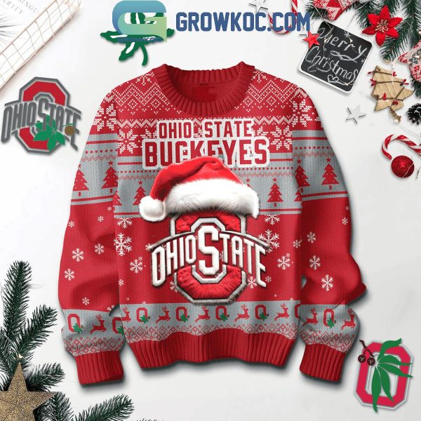 Ohio State Buckeyes Always A Buckeyes Christmas Ugly Sweater