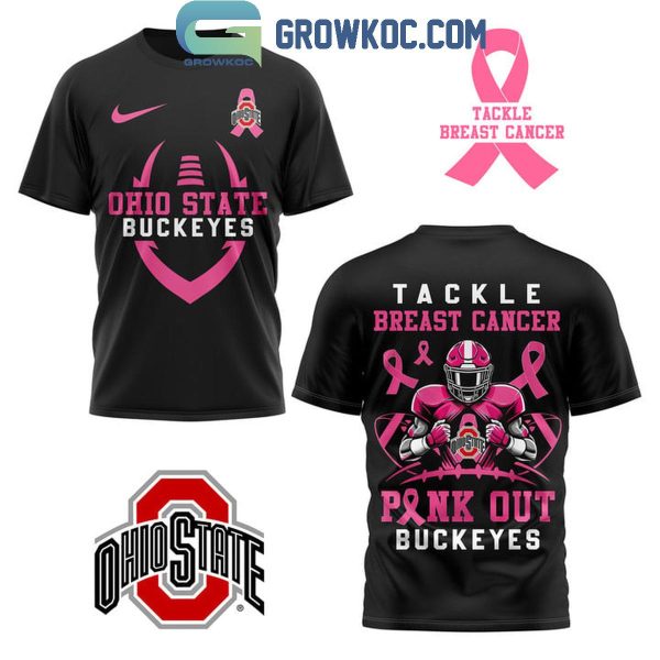 Ohio State Buckeyes Tackle Breast Cancer Pink Out Buckeyes Hoodie T-Shirt