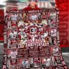 Atlanta Falcons 60th Anniversary 1965-2024 Fleece Blanket Quilt