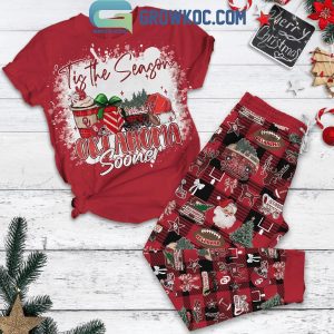 Oklahoma Sooners ‘Tis The Season Merry Christmas Fleece Pajama Set