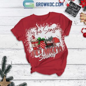 Oklahoma Sooners ‘Tis The Season Merry Christmas Fleece Pajama Set