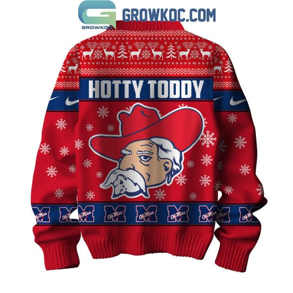 Ole Miss Rebels Hotty Toddy Go Grinch Christmas Ugly Sweater