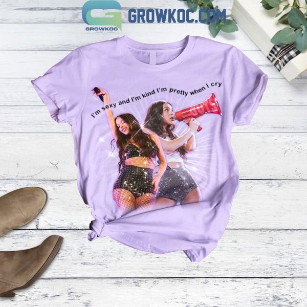 Olivia Rodrigo I’m Sexy And I’m Kind I’m Pretty When I Cry Fleece Pajamas Set