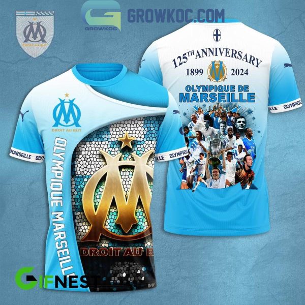 Olympique De Marseille 125 Anniversary Glory 1899-2024 Hoodie T-Shirt