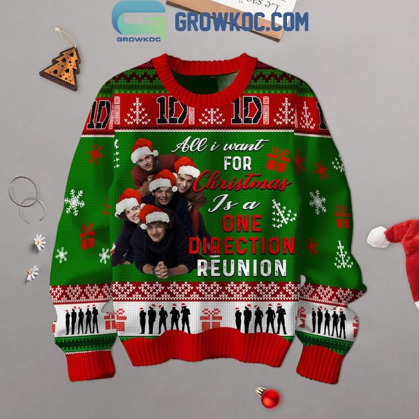 One Direction All I Want For Christmas Is 1D Reunion 2024 Ugly Sweater