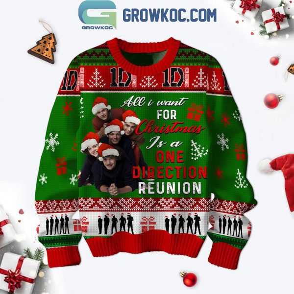 One Direction All I Want For Christmas Is 1D Reunion 2024 Ugly Sweater