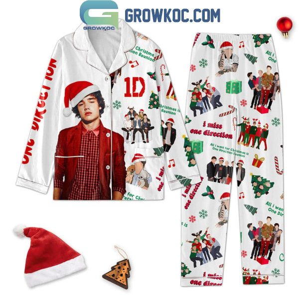 One Direction I Miss Liam Payne In Christmas Polyester Pajamas Set