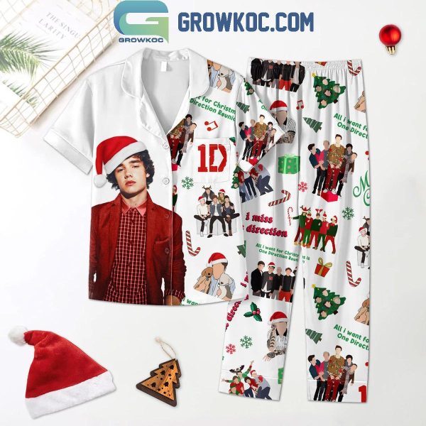 One Direction I Miss Liam Payne In Christmas Polyester Pajamas Set