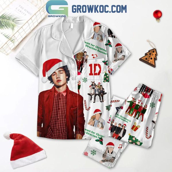 One Direction I Miss Liam Payne In Christmas Polyester Pajamas Set