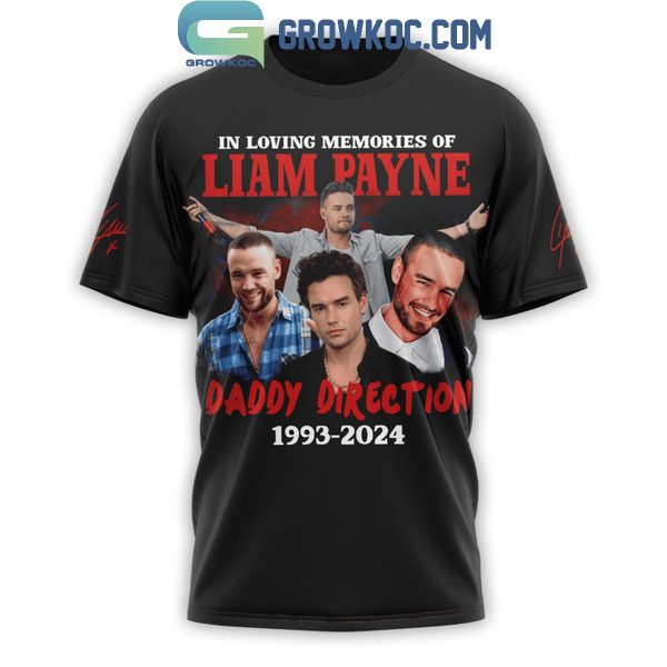 One Direction In Loving Memories Of Liam Payne Daddy Direction 1993-2024 Hoodie T-Shirt