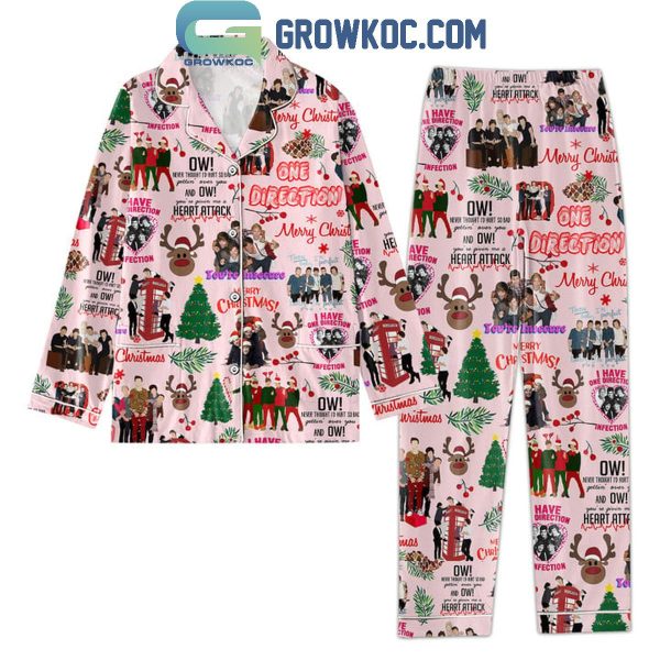 One Direction Merry Christmas 2024 Polyester Pajama Set