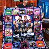 One Direction Since 2010 Thank You For The Memories Fleece Blanket Quilt