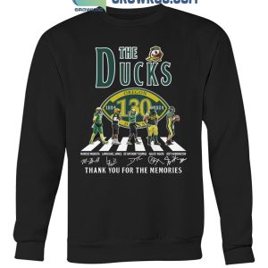 Oregon Ducks The Legends 1894-2024 Thank You For The Memories T-Shirt