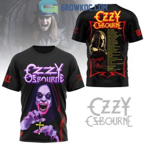 Ozzy Osbourne Crazy Man Bart At The Moon Hoodie T-Shirt