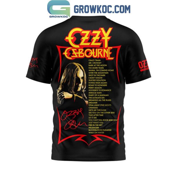 Ozzy Osbourne Crazy Man Bart At The Moon Hoodie T-Shirt