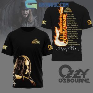 Ozzy Osbourne Crazy Train Hall Of Fame Introduction 2024 Hoodie T-Shirt