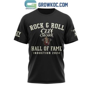 Ozzy Osbourne Hall Of Fame Rock And Roll Introduction 2024 Hoodie T-Shirt