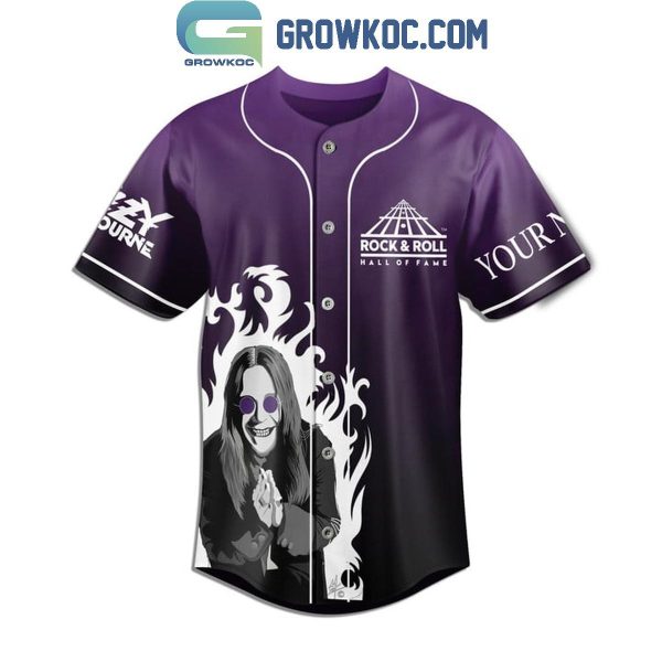 Ozzy Osbourne Introduction Of Rock And Roll 2024 Personalized Baseball Jersey