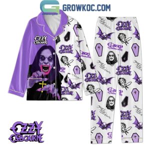 Ozzy Osbourne Madman Celebrating Christmas Polyester Pajamas Set