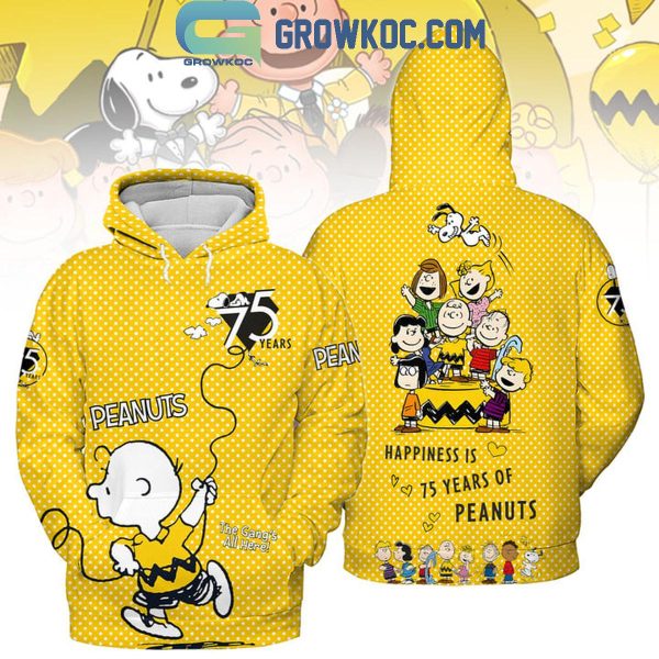 Peanuts The Gang’s All Here 75 Years Of The Memories Hoodie T-Shirt