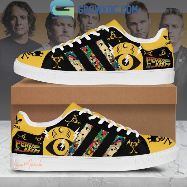 Pearl Jam Yellow Ledbetter Pearl To The Jam Stan Smith Shoes