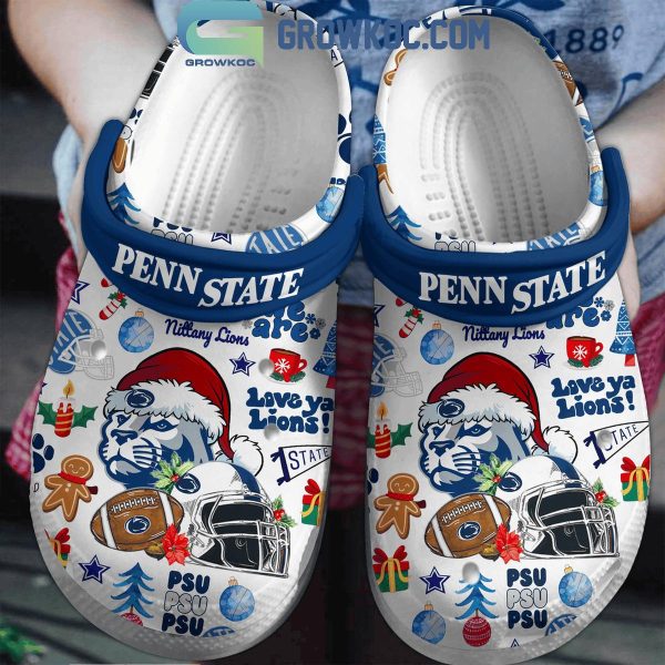 Penn State Nittany Lions Love Ya Lions 2024 Christmas Crocs Clogs